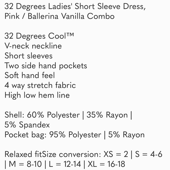 🧳🚢 ✈️ 32 Degrees COOL dress - Picture 7 of 7